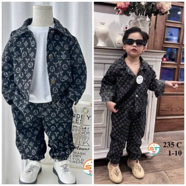 Exquisite Designer Inspired Louis Vuitton Denim Set