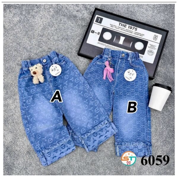 Luxury Girl's Designer Denim Pants