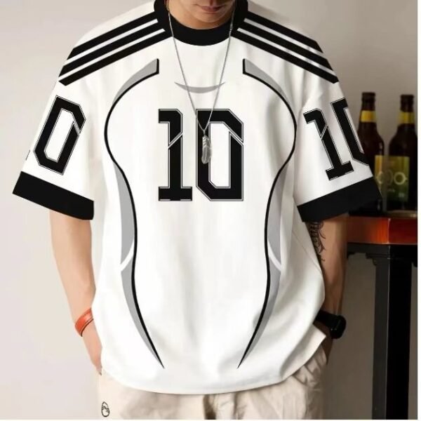 Guy's Casual Jersey Tee - Number 10