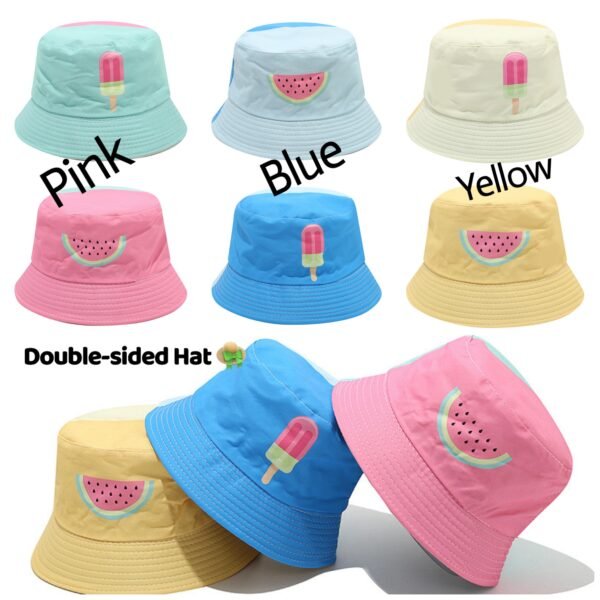 Children's popsicle double-sided hat (3-8yrs)