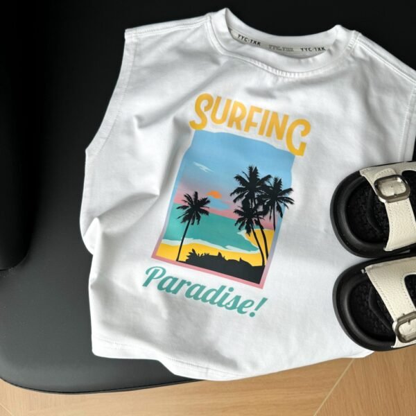 Designer Sleeveless Shirt