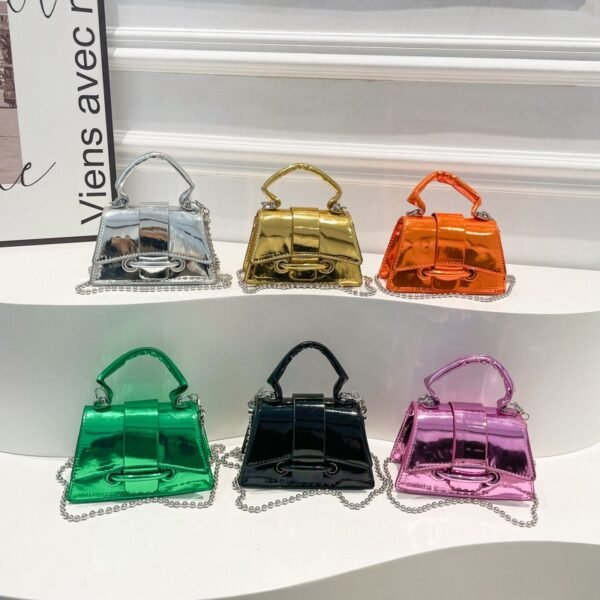 Metallic Mini Handbags for Girls