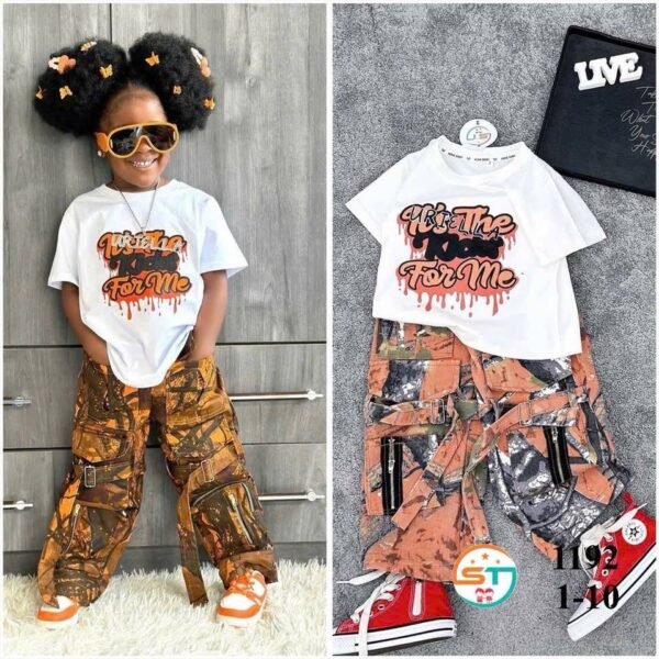 Drip The Look For Me" Designer Children's Outfit.