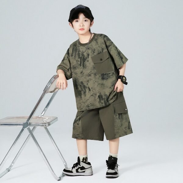 Trendy Boys' Cargo Outfit Set