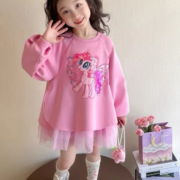 Kids' Cute Pony Tunic Dress