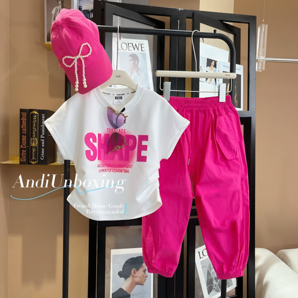 Sisi Pink Kids' Clothing Set