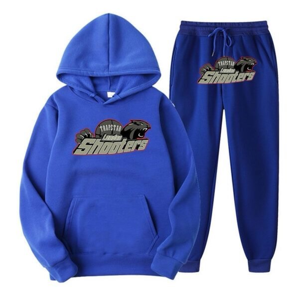 Boy's Trapstar London Shooters Blue Hoodie & Jogger Set