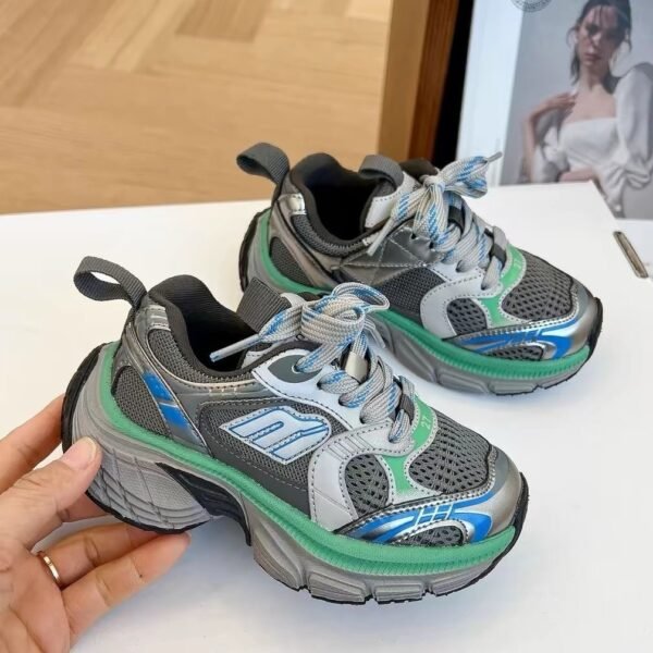Kiddies Trendy Mesh Sneakers - Unisex Fashion