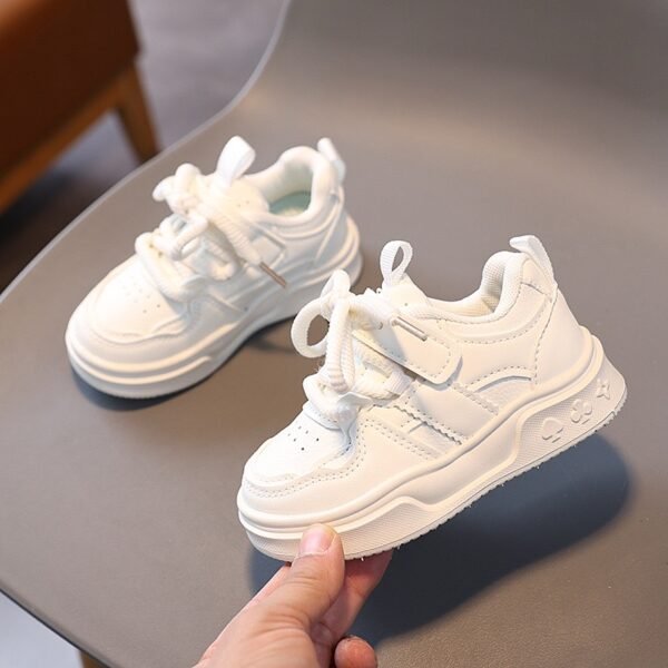 Classic White Sneakers for Kids