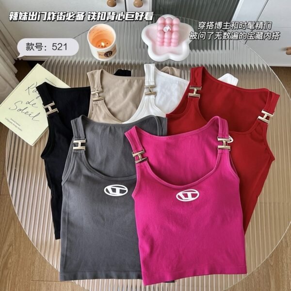 Stylish Buckle Tank Tops for Trendy Kiddies