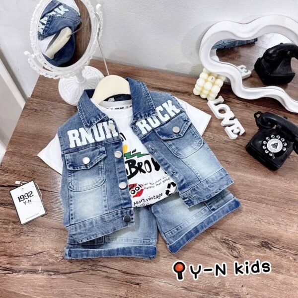 Rock 'n' Roll Denim Outfit for Kids