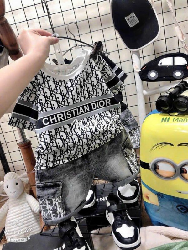 Trendy Kids Dior-Inspired Outfit Set