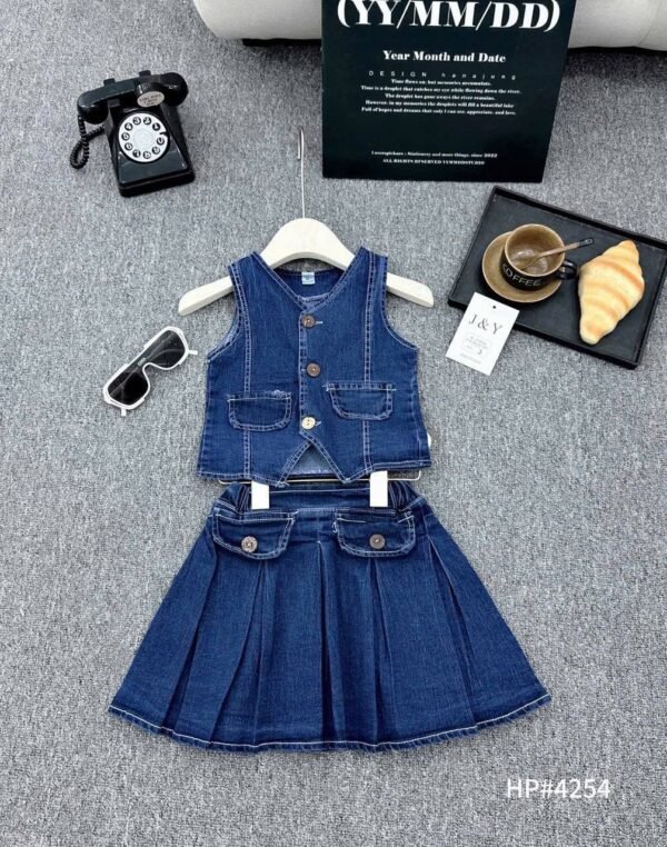 Denim Darling Set: Effortless Style for Your Little One!