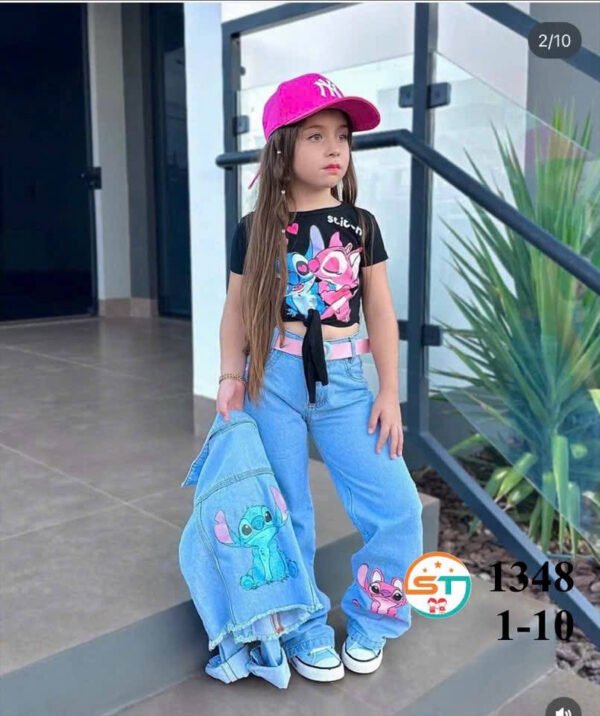 Kids' 3pcs Denim Set
