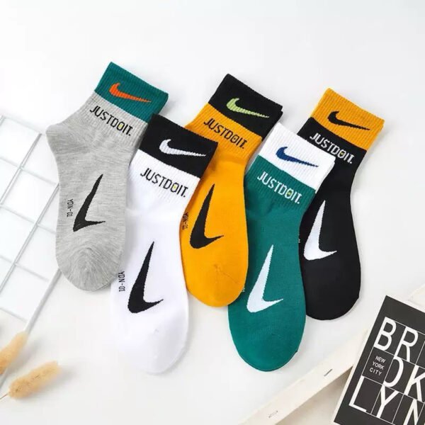 Just Do It" 5-Pairs Socks (7-12yrs)