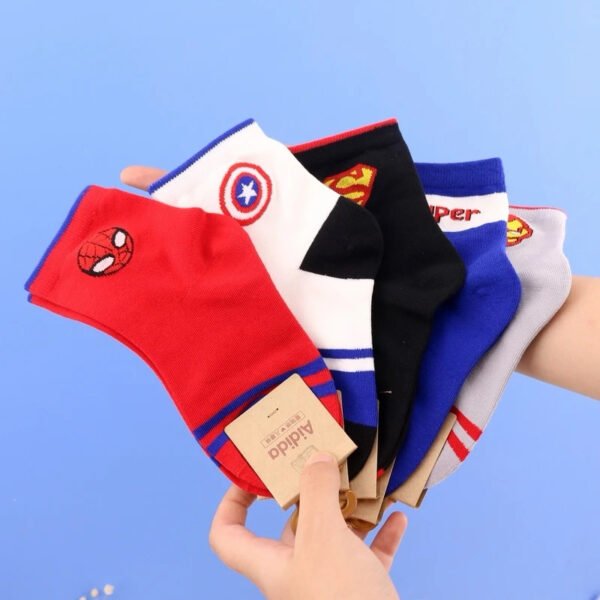 Marvel DC Superhero 5pcs Socks 2-6yrs