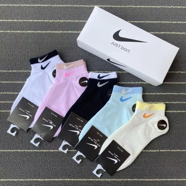 Nike ankle socks pastel neutral colors + gift box