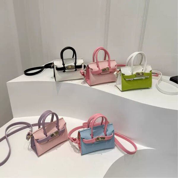 Classic Belted Mini Satchels with Crossbody Straps