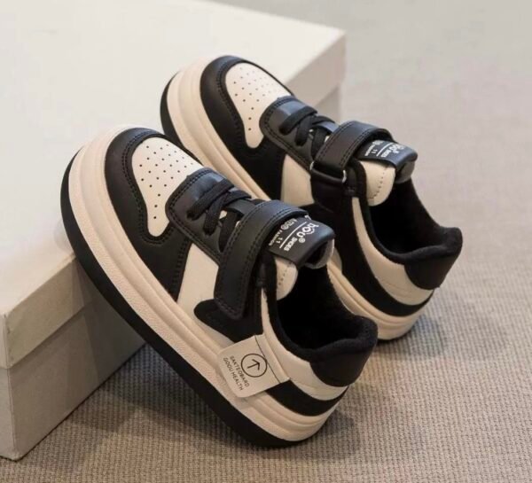 Classic Black and White Sneakers