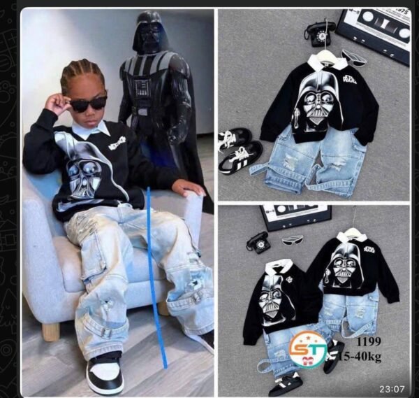 Boys' Star Wars Top & Cargo Jeans Set