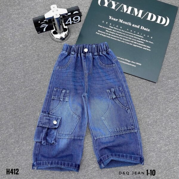 Cargo Denim Trouser Bl