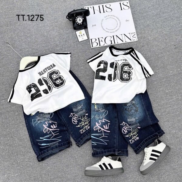 NASTGISA 216 Graffiti Denim Set