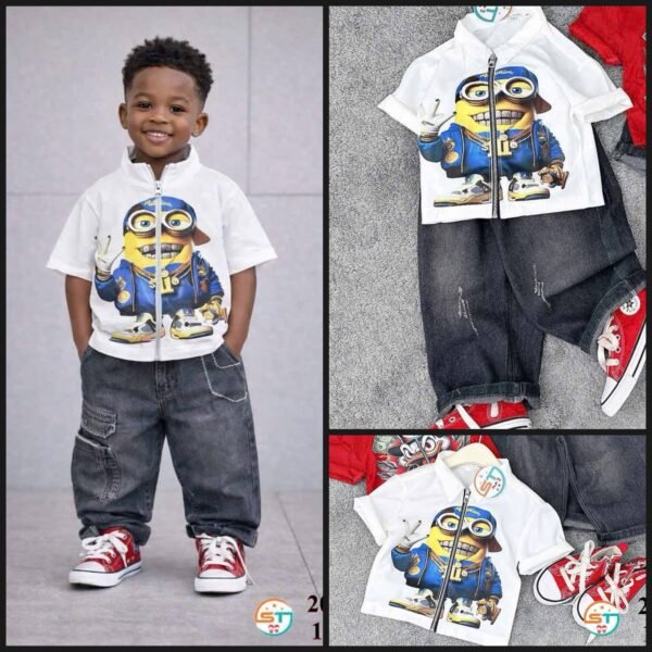 Bling Graphic Character Two-Piece Set