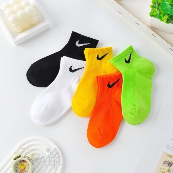 Pure cotton breathable children's socks (5pcs)