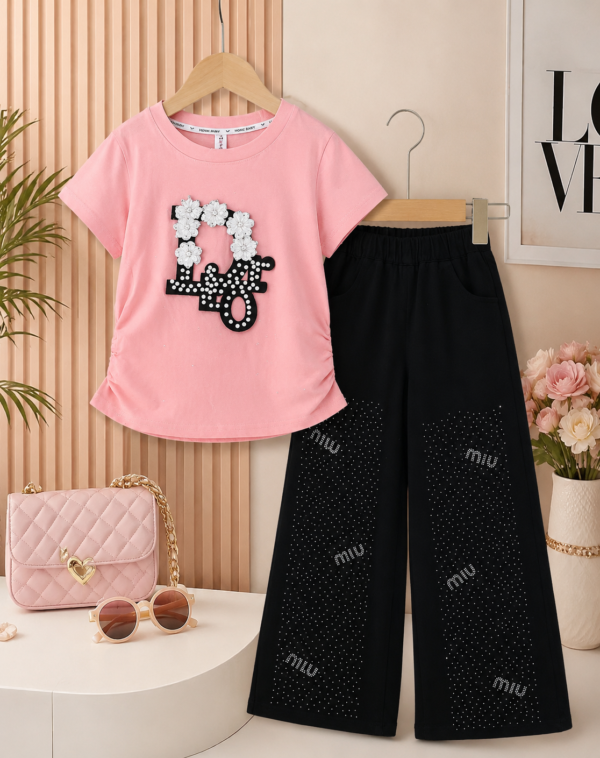 Seraphina Luxe Pink Ruched Co-ord