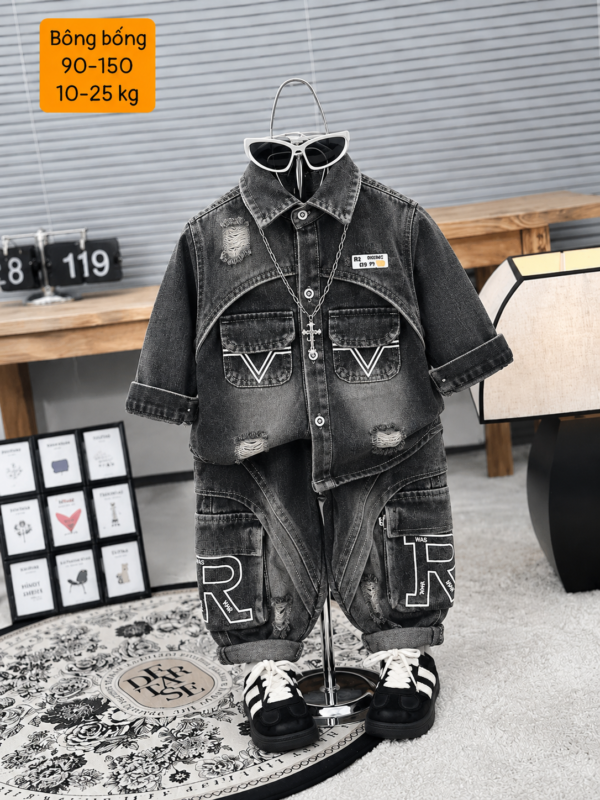 Midnight Rebel Denim Set